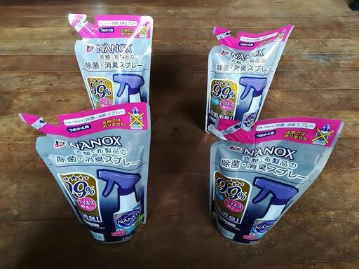 ティーツリーオイル配合 NANOX 除菌・消臭スプレー つめかえ用 320ml 4袋