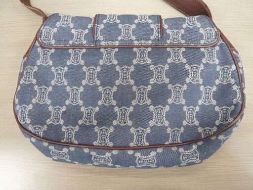 セリーヌ マカダムデニム ワンショルダー デニム×レザー CELINE USED 苫小牧西店 セリーヌ マカダムデニム ワンショルダー デニム×レザー CELINE USED