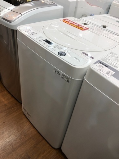 全自動洗濯機　SHARP  2021年製　ES-GE5E-W