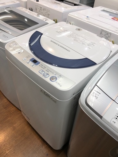 全自動洗濯機　SHARP  ES-GE55R  2016年製