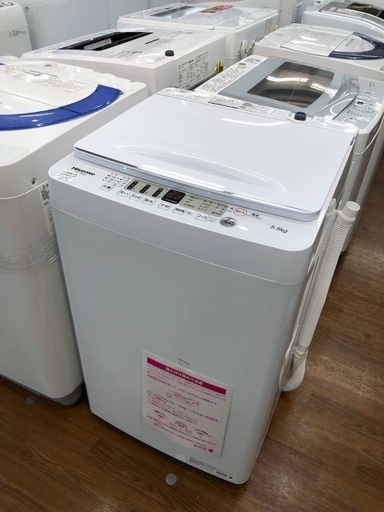 簡易乾燥時機能付洗濯機　Hisense  HW-E5504