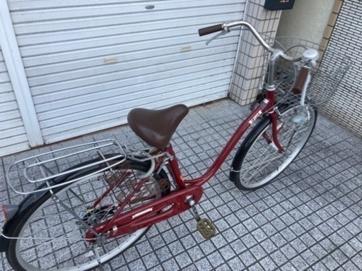 【26インチ自転車】LEDオートライト付　使用感なく、かなりきれいです❗️変速なし　若林自転車　唐崎店　SALE❗️