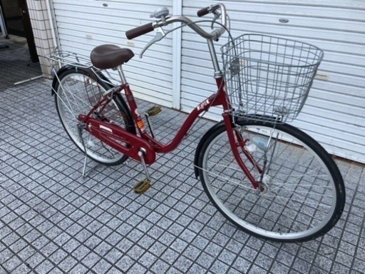 【26インチ自転車】LEDオートライト付　使用感なく、かなりきれいです❗️変速なし　若林自転車　唐崎店　SALE❗️