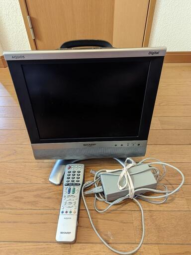シャープ液晶小型テレビ   寝室などに