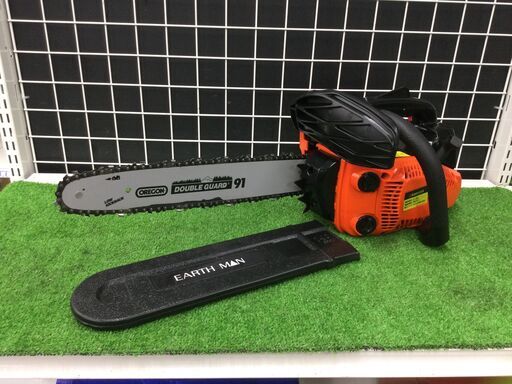 【エコツール豊田インター店】高儀 EARTH MAN エンジンチェーンソー 350mm CSE-140E　【愛知県/豊田インター店/工具】