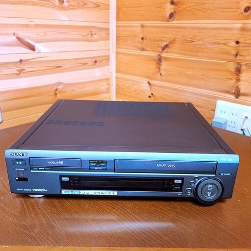 SONY Hi8 VHS ダブルビデオデッキ WV-H4 (VHSのみ動作不良)