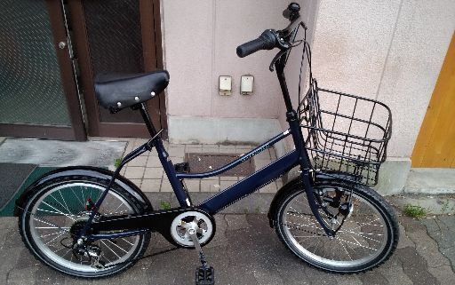 MIDI[ミディ]20吋 折り畳み自転車 外装6段/ホワイトxブラック