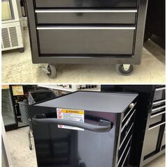 【ほぼ未使用/美品】Snap-On スナップオン 5DRAWER ROLL CABINET 5段ツールキャビネット KRA2025JKPC カギ・キャスター付 ブラック【ユーズドユーズ名古屋天白店】 J1869 