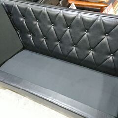 カリモク60｜スタンダードブラック｜ロビーチェア｜3シーター