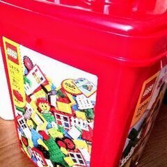 『 LEGO 』赤いバケツ   (ブロック台付き) 3歳～  (...