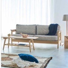 家具付新築戸建の家具2点セット【美品】ソファー&ローテーブル（おまけ）セット