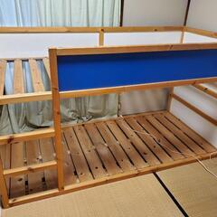 行き先確定　木製2段ベッド