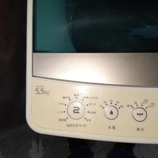 洗濯機　ﾊｲｱｰﾙ　16年式　5.5キロ　清掃済み　2
