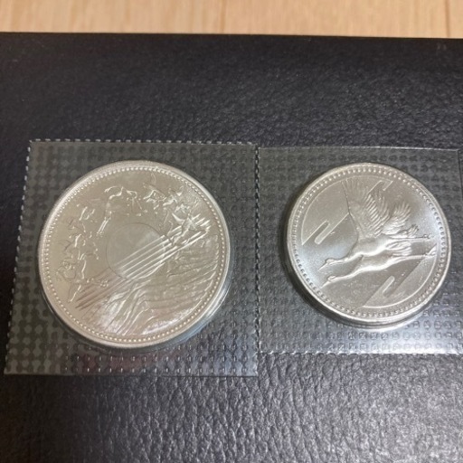 天皇御在位60年1万円&五千円銀貨セット