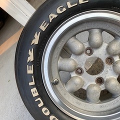 旧車　ホイール　エンケイ　4穴　激レア　ホワイトレター　カリーナ