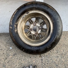 旧車　ホイール　エンケイ　4穴　激レア　ホワイトレター　カリーナ