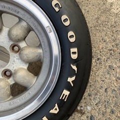 旧車　ホイール　エンケイ　4穴　激レア　ホワイトレター　カリーナ