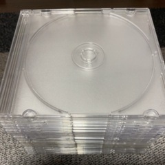 (無料)CD DVD 空ケース ×2０枚セット 透明