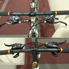 クロスバイク KhodaaBloom RAIL白 3x8速 白色