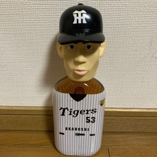 阪神タイガースウイスキー2003年の戦士達赤星選手＆フィギュア5体付き