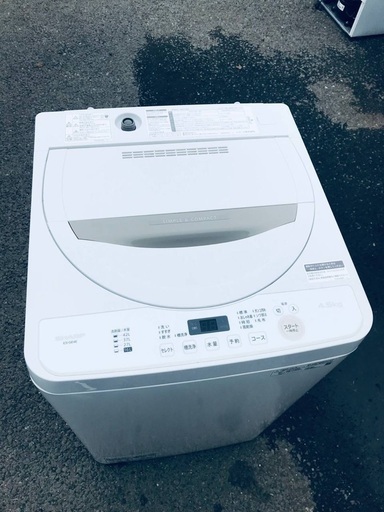 ♦️EJ1042番SHARP全自動電気洗濯機 【2021年製】