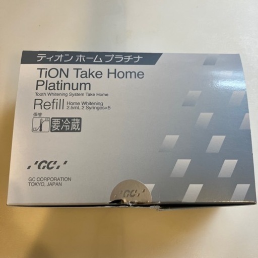 歯のホワイトニング剤ティオンホームプラチナ　4セット入【※バラ売り1セット2,000円】