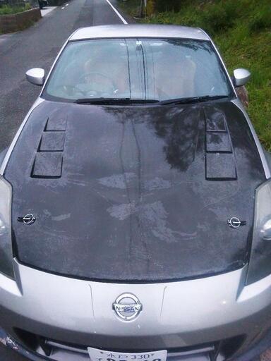 ポンポネット Z33 カーボンボンネット