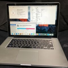 「MacBook Pro 15インチ MC118J/A」 大画面...