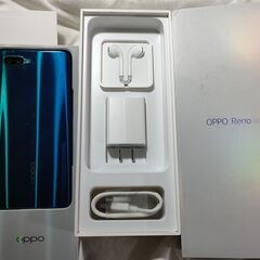 OPPO Reno A ブルー simフリー 容量128GB メ...