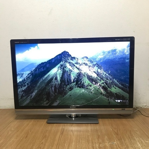 即日受渡❣️亀山モデル シャープAQUOS46型TV 高音質8スピーカ内蔵15500円