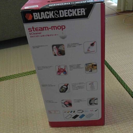 steam-mop ブラックアンドデッカー　スチームモップ　FSM1210 Amazon | BLACK&DECKER 2in1 スチームモップ&クリーナー FSM1210