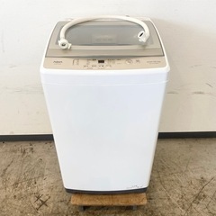 2021年製 アクア 洗濯機 7kg ガラストップ