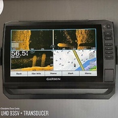 新品　魚探 GARMIN echomap UHD 93sv + ...