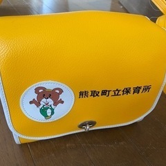 熊取町立保育所の通園バッグ