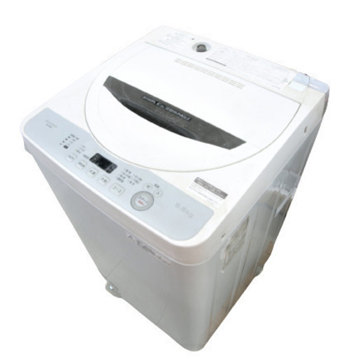 独特な 【送料無料】 USED　シャープ　5.5kg　洗濯機　ES-GE5B 洗濯機