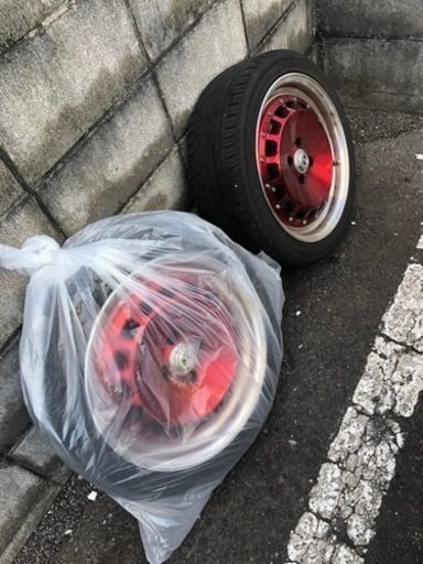 フィアット500 夏タイヤ 4本セット 赤 クリムソン RS DP CUP CRIMSON