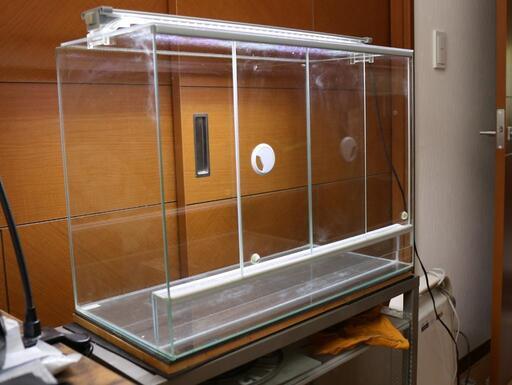 エーハイムレプタイルケージ6030　水槽　コトブキフラットLEDライト付き
