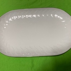 ドイツ製ローゼンタール　白いオーバルプレート　大皿