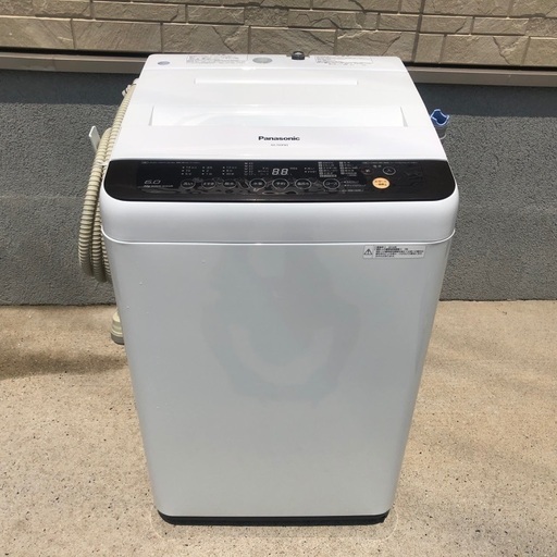【30日保証付】2016年製 Panasonic 全自動洗濯機「NA-F60PB9」6.0kg