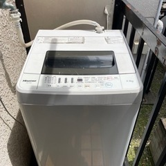 【引取先決まりました】6/26(日)まで！4.5kg洗濯機