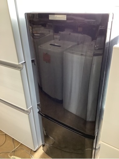 2ドア冷蔵庫　MITSUBISHI ELECTRIC MR-P15Z  リサイクルショップ宮崎屋　佐土原店22.6.19F