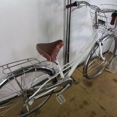 C13　限定特価　整備済み★ブリヂストン　ロココロイヤル　ベルトドライブ　ホワイト★ 中古自転車 【27インチ 】 (*^▽^*)