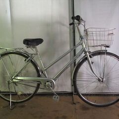 C14　限定特価　整備済み★ブリヂストン　プレビオ　シルバー　5段変速★ 中古自転車 【27インチ 】