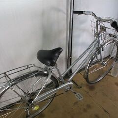 C14　限定特価　整備済み★ブリヂストン　プレビオ　シルバー　5段変速★ 中古自転車 【27インチ 】