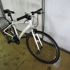 C21★21800円★整備済み スポーツ中古自転車 AIR-ON　ホワイト　43ｃｍ【クロスバイク】