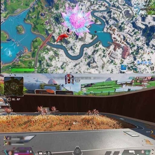 ☆ネオンブルー☆ハイパーWifi ゲーミングPC】フォートナイト、Apex