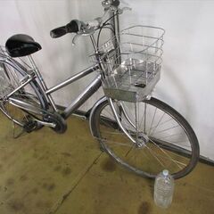 C24　限定特価　整備済み★ブリヂストン　アルベルト　シルバー　5段変速★ 中古自転車 【27インチ 】