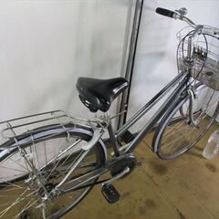 C24　限定特価　整備済み★ブリヂストン　アルベルト　シルバー　5段変速★ 中古自転車 【27インチ 】