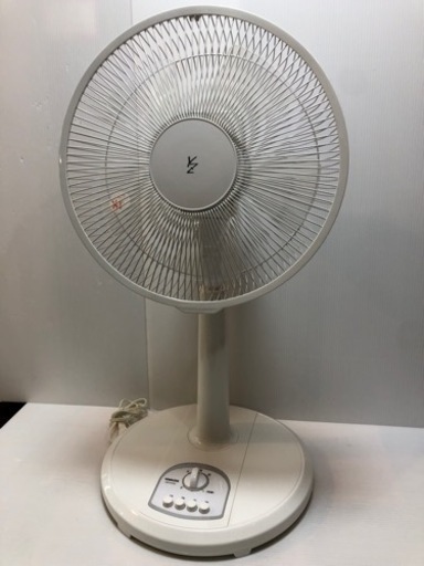 #6318 山善 扇風機 30cm 風量調節3段階  AMT-KC30(W)