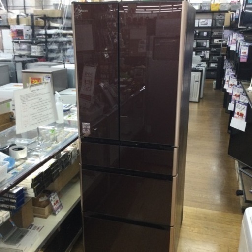 #F-82【ご来店頂ける方限定】HITACHIの6ドア冷凍冷蔵庫です